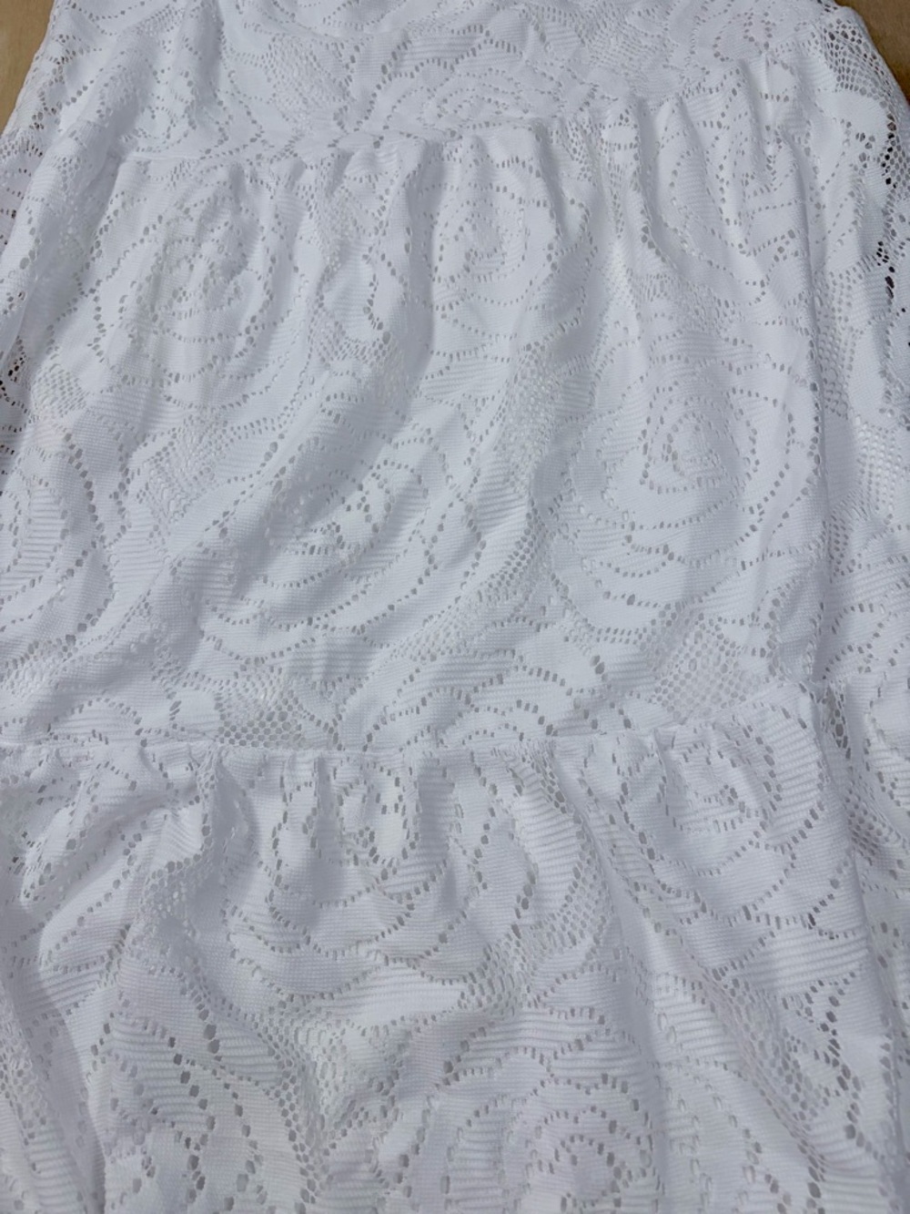 Lilly Pulitzer XS Parigi Maxi Dress White Rose Lace Bridal Engagement V Neck - Picture 9 of 14